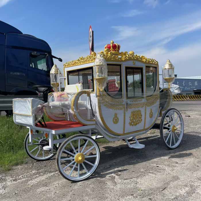 Royal Wedding Horse Drawn Carriage for Sale - Image 3